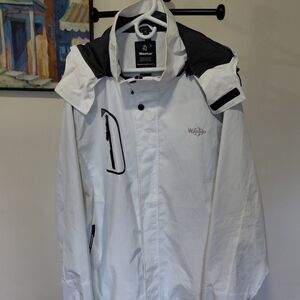 Wantdo Men's White Ski Jacket